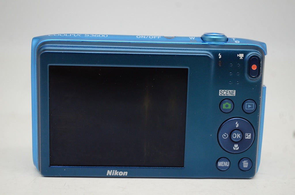 Nikon ニコン COOLPIX S3600 コンパクトデジタルカメラ コバルトブルー 250926m
