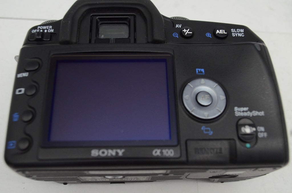 美品 SONY ソニー α100 DSLR-A100K ズームレンズキット (DT 18-70mm F3.5-5.6) デジタル一眼レフカメラ 250927am