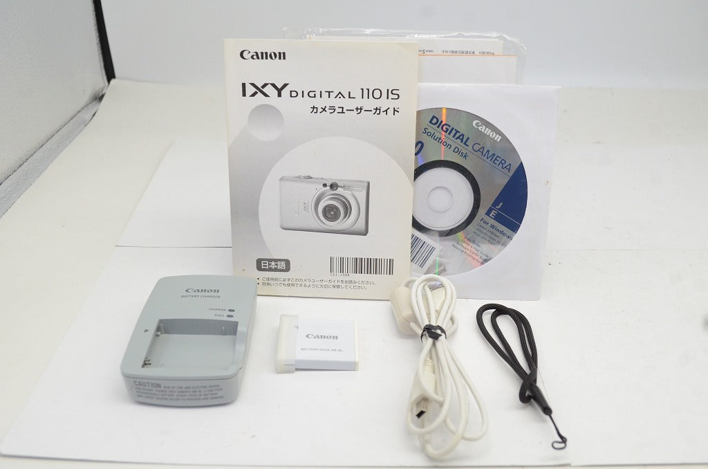 Canon キヤノン IXY DIGITAL 110 IS コンパクトデジタルカメラ シルバー 250927ac