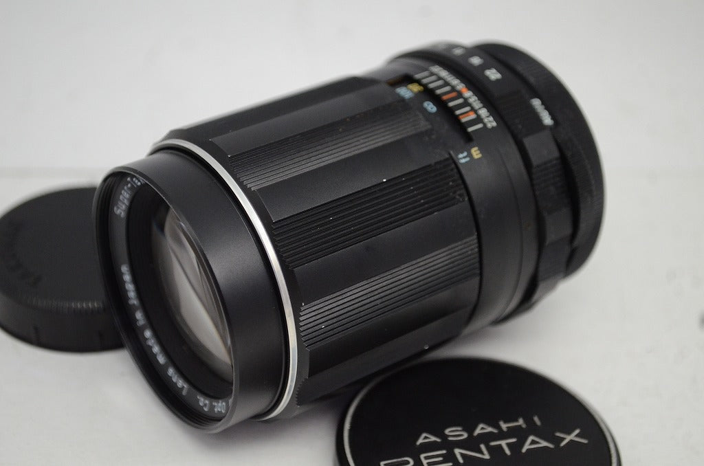 PENTAX ペンタックス Super Takumar 135mm F3.5 M42マウント MF 単焦点レンズ 純正メタルフード付 250926i