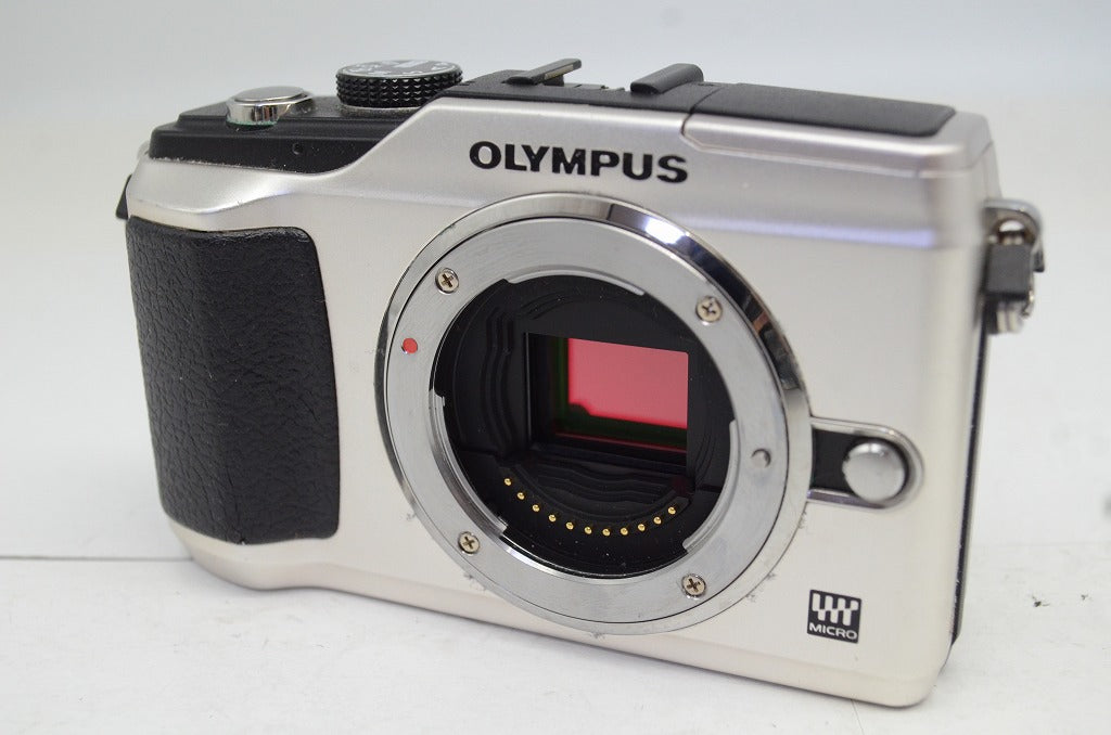 OLYMPUS オリンパス PEN Lite E-PL2 ボディ ミラーレス一眼カメラ シルバー 250927n