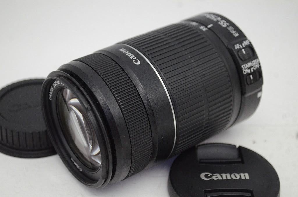 美品 Canon キヤノン EF-S 55-250mm F4-5.6 IS II APS-C ズームレンズ 250926l