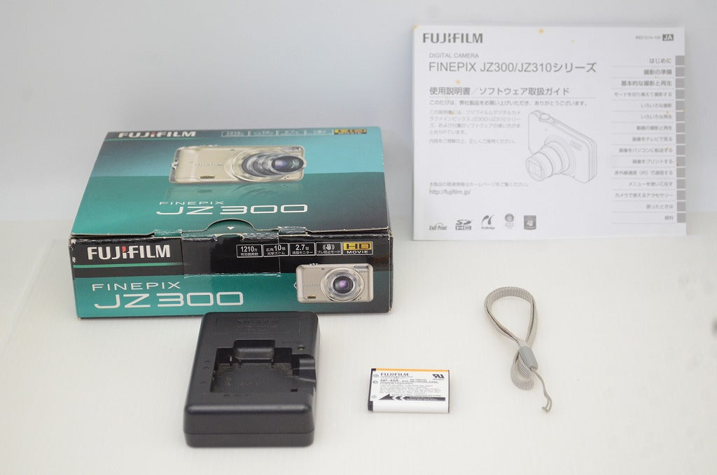 良品 FUJIFILM フジフィルム FinePix JZ300 コンパクトデジタルカメラ シャンパンゴールド 元箱付 251129l