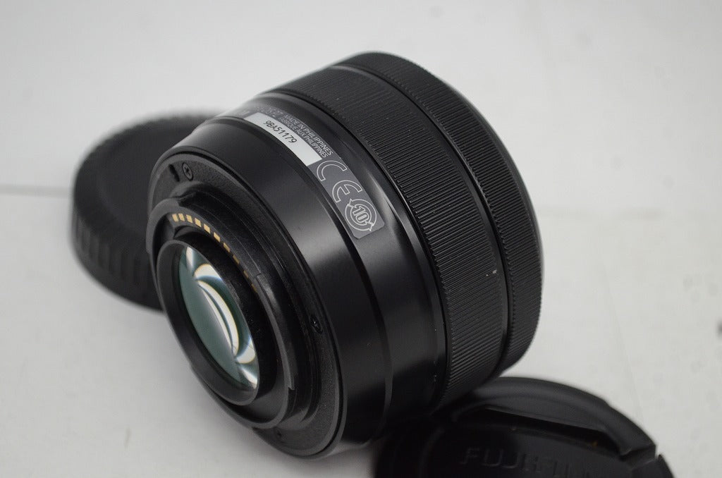 美品 FUJIFILM フジフィルム SUPER EBC FUJINON XC 15-45mm F3.5-5.6 OIS PZ Xマウント ズームレンズ ブラック 250930u