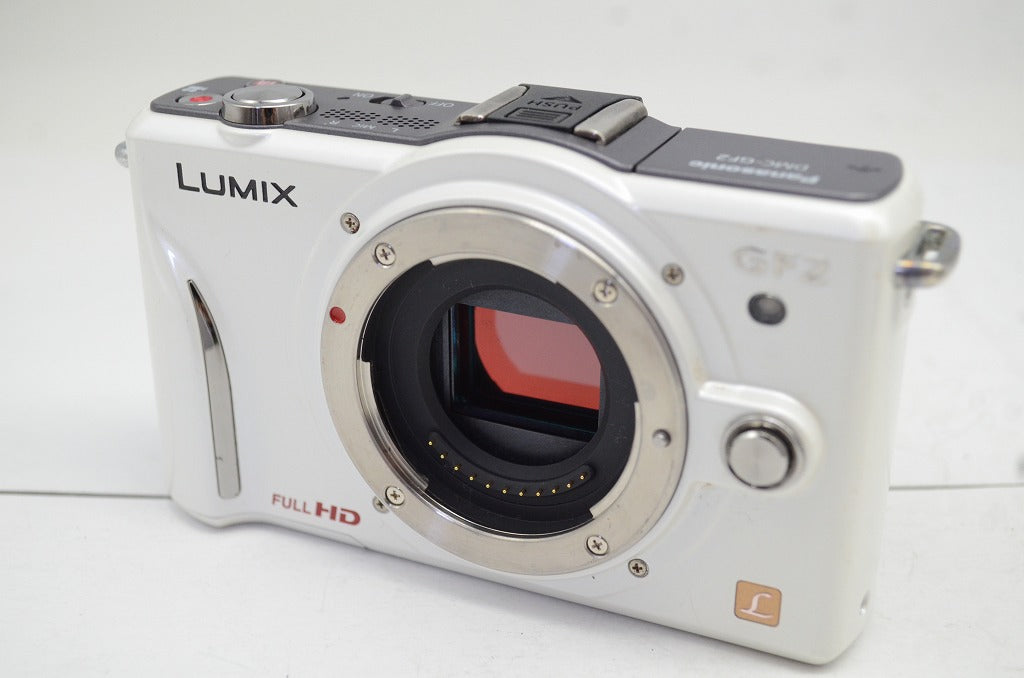 良品 Panasonic パナソニック LUMIX DMC-GF2 ボディ ミラーレス一眼カメラ ホワイト 250927r