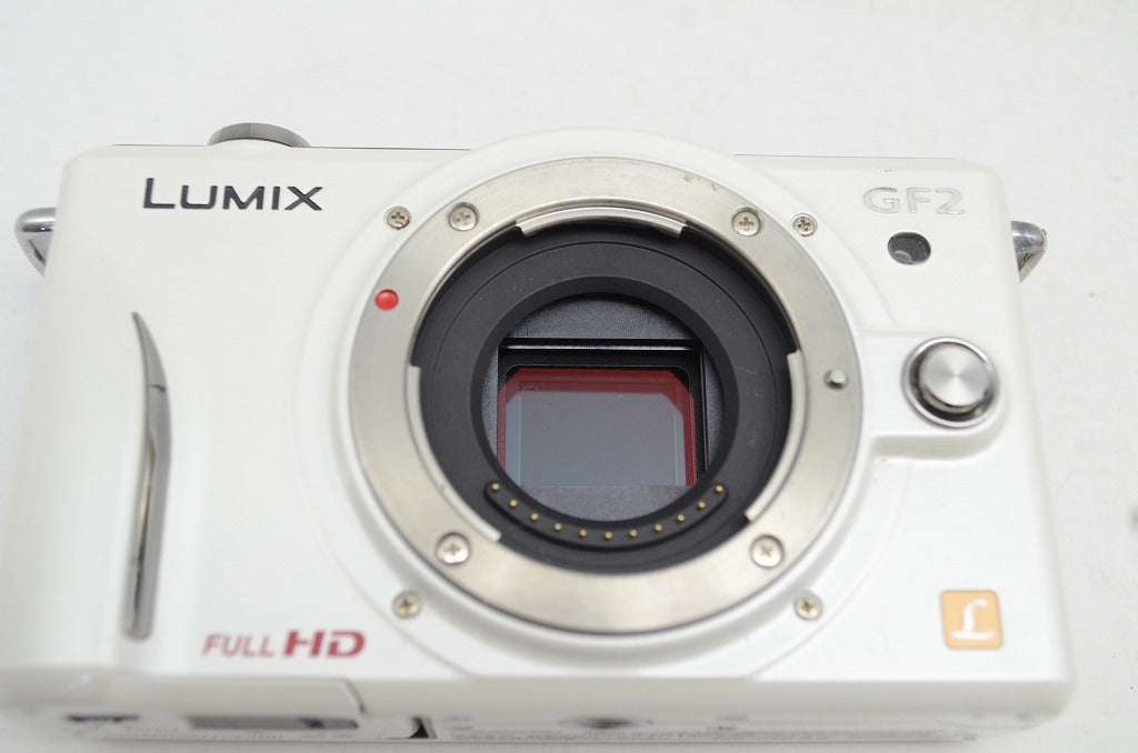 良品 Panasonic パナソニック LUMIX DMC-GF2 ボディ ミラーレス一眼カメラ ホワイト 250927r