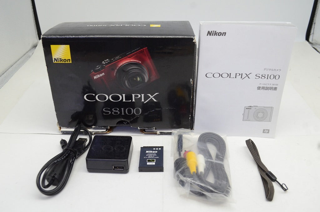 Nikon ニコン COOLPIX S8100 コンパクトデジタルカメラ レッド 元箱付 250925b