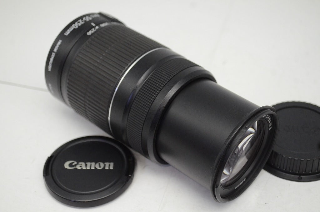 美品 Canon キヤノン EF-S 55-250mm F4-5.6 IS II APS-C ズームレンズ 250927m