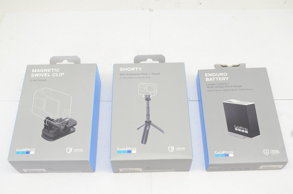 未開封品 GoPro HERO11 アウトドア万能セット ミニ三脚 クリップマウント ゴープロ 箱付 250927f