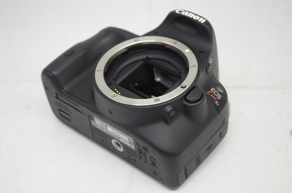 美品 Canon キヤノン EOS Kiss X7 + EF-S 18-55 IS STM レンズキット デジタル一眼レフカメラ 250926k