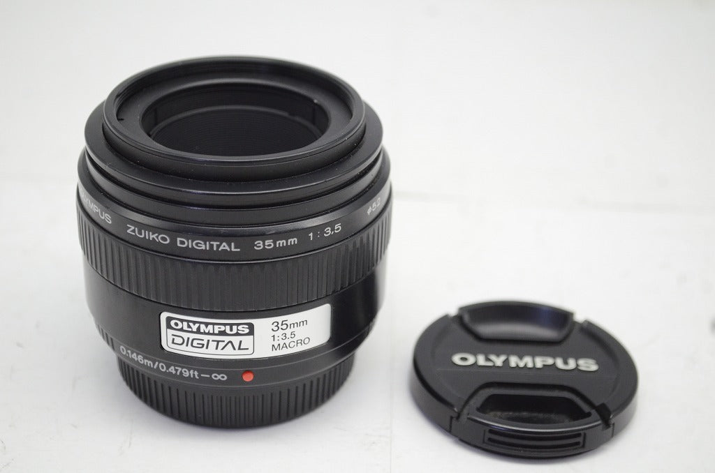 OLYMPUS オリンパス ZUIKO DIGITAL 35mm F3.5 MACRO フォーサーズ 単焦点レンズ 251003h