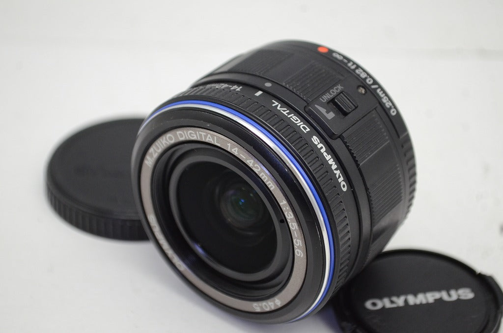訳あり品 OLYMPUS オリンパス M.ZUIKO DIGITAL ED 14-42mm F3.5-5.6 L マイクロフォーサーズ ブラック 251003g