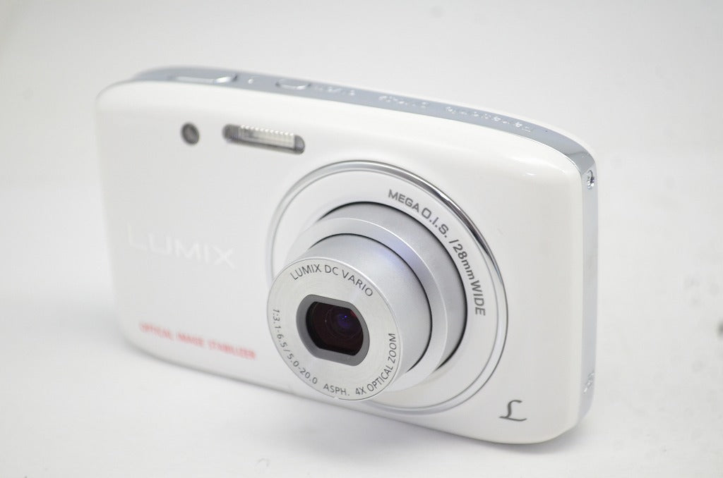 美品 Panasonic パナソニック LUMIX DMC-S2 コンパクトデジタルカメラ ホワイト 元箱付 251002b