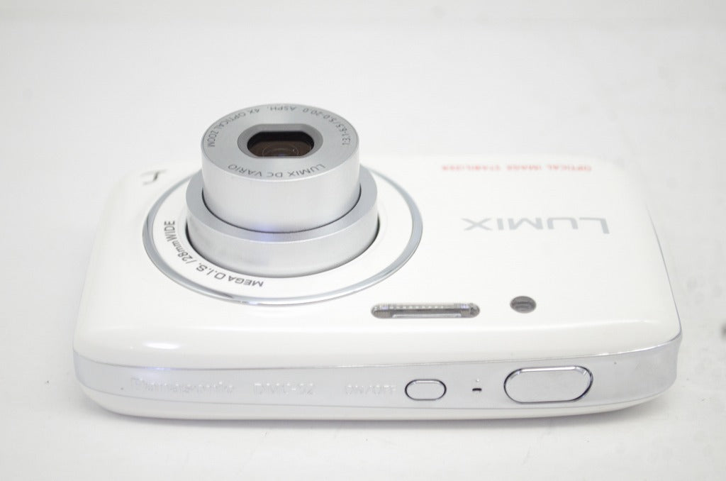 美品 Panasonic パナソニック LUMIX DMC-S2 コンパクトデジタルカメラ ホワイト 元箱付 251002b