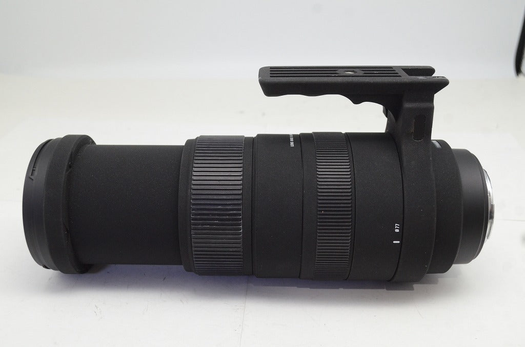 SIGMA シグマ AF APO 120-400mm F4.5-5.6 DG OS HSM Canon キヤノン EFマウント ズームレンズ フード付 251003o