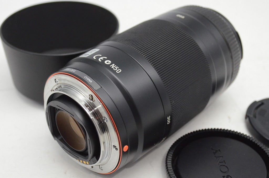 SONY ソニー AF 75-300mm F4.5-5.6 SAL75300 MINOLTA ミノルタ αマウント ズームレンズ フード付 251003z