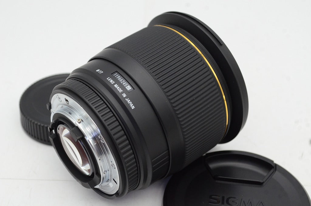 美品 SIGMA シグマ 28mm F1.8 EX DG ASPHERICAL MACRO Nikon Fマウント フルサイズ ケース付 240909p