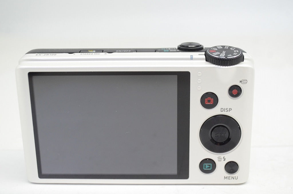 CASIO カシオ EXILIM EX-ZR100 コンパクトデジタルカメラ ホワイト 251008af