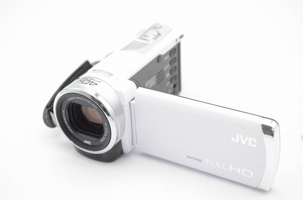 美品　JVC ビデオカメラ　GZ-E600 美品 JVC ケンウッド GZ-E600 デジタルビデオカメラ ホワイト