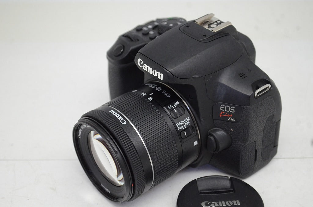 美品 Canon キヤノン EOS Kiss X10i + EF-S 18-55 IS STM レンズキット デジタル一眼レフカメラ 251008e