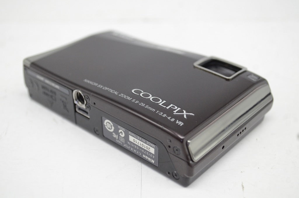 Nikon ニコン COOLPIX S60 コンパクトデジタルカメラ パープリッシュブラック 251008w