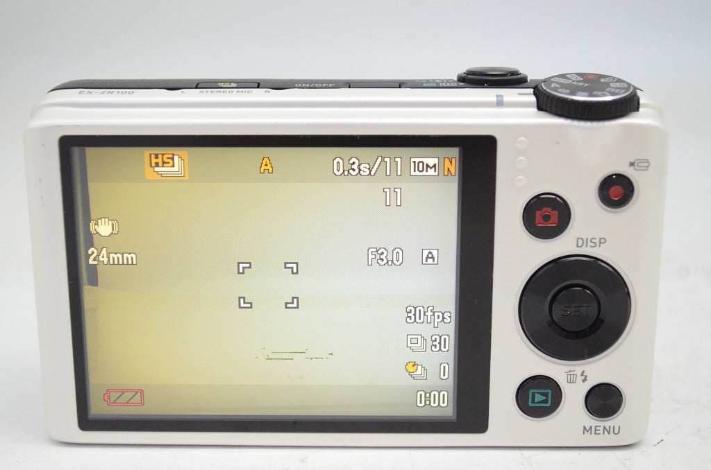 CASIO カシオ EXILIM EX-ZR100 コンパクトデジタルカメラ ホワイト 251016x