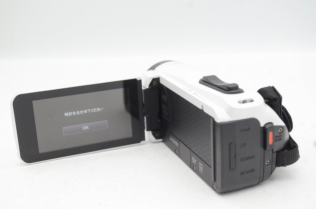 美品 JVC ケンウッド Everio R GZ-R480 デジタルビデオカメラ シャインホワイト 元箱付 250607i