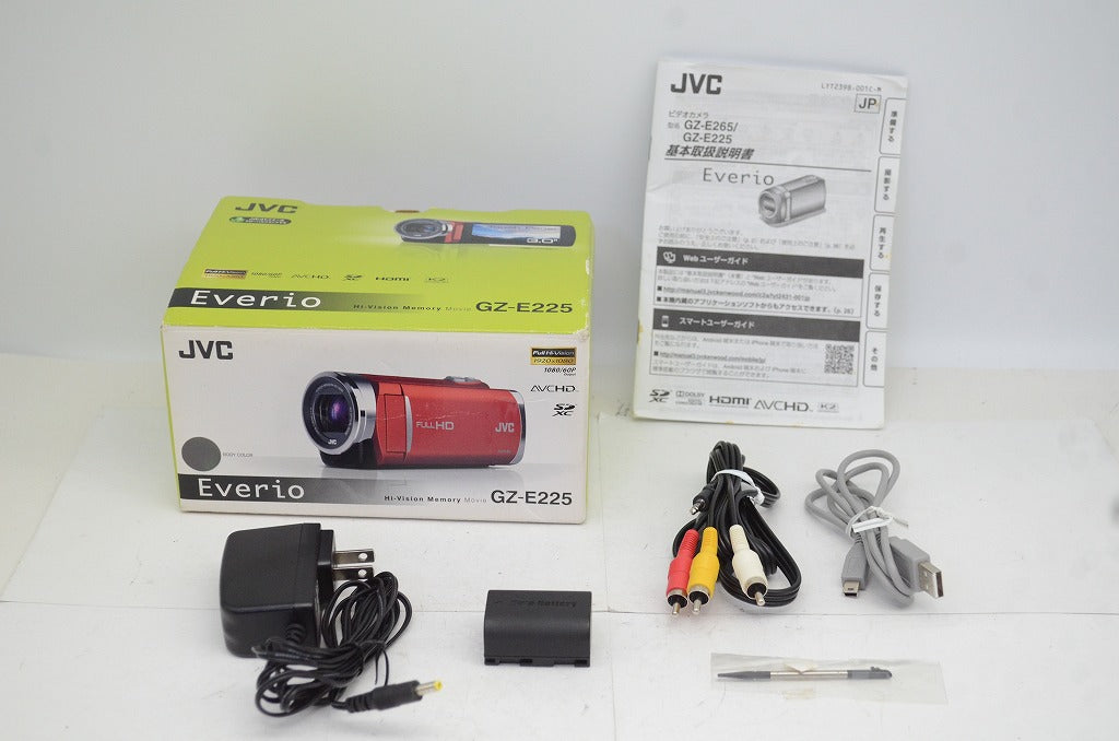 良品 JVC ケンウッド Everio GZ-E225 デジタルビデオカメラ ブラウン 元箱付 251017k