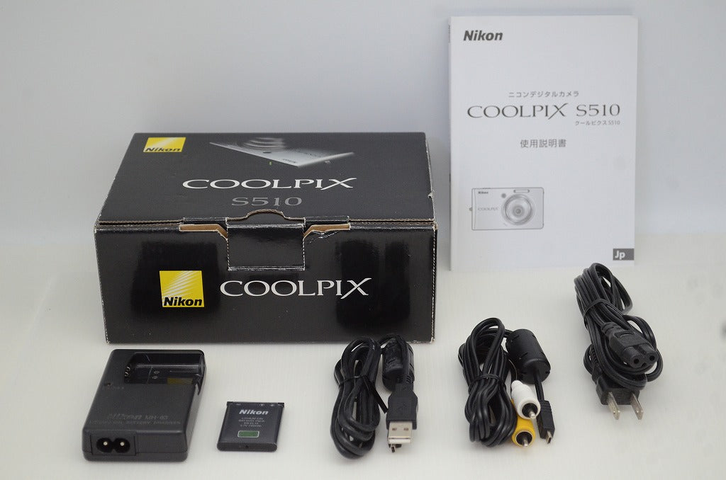 美品 Nikon ニコン COOLPIX S510 コンパクトデジタルカメラ シルバー 元箱付 251023k