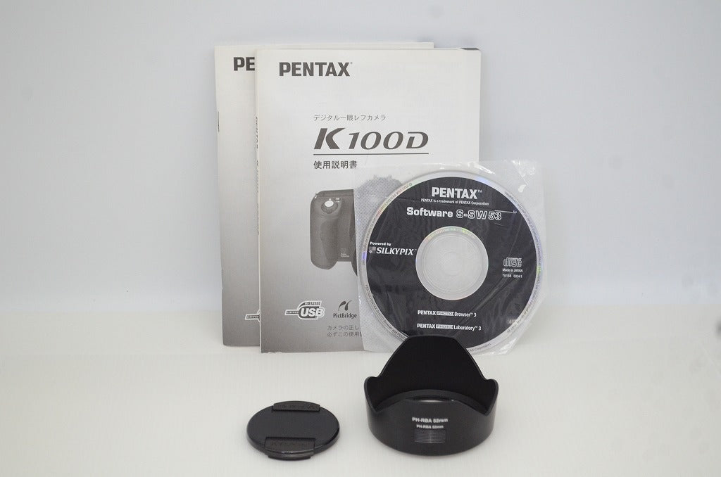 良品 PENTAX ペンタックス K100D + smc PENTAX DA 18-55mm F3.5-5.6 AL レンズキット デジタル一眼レフカメラ 251023r