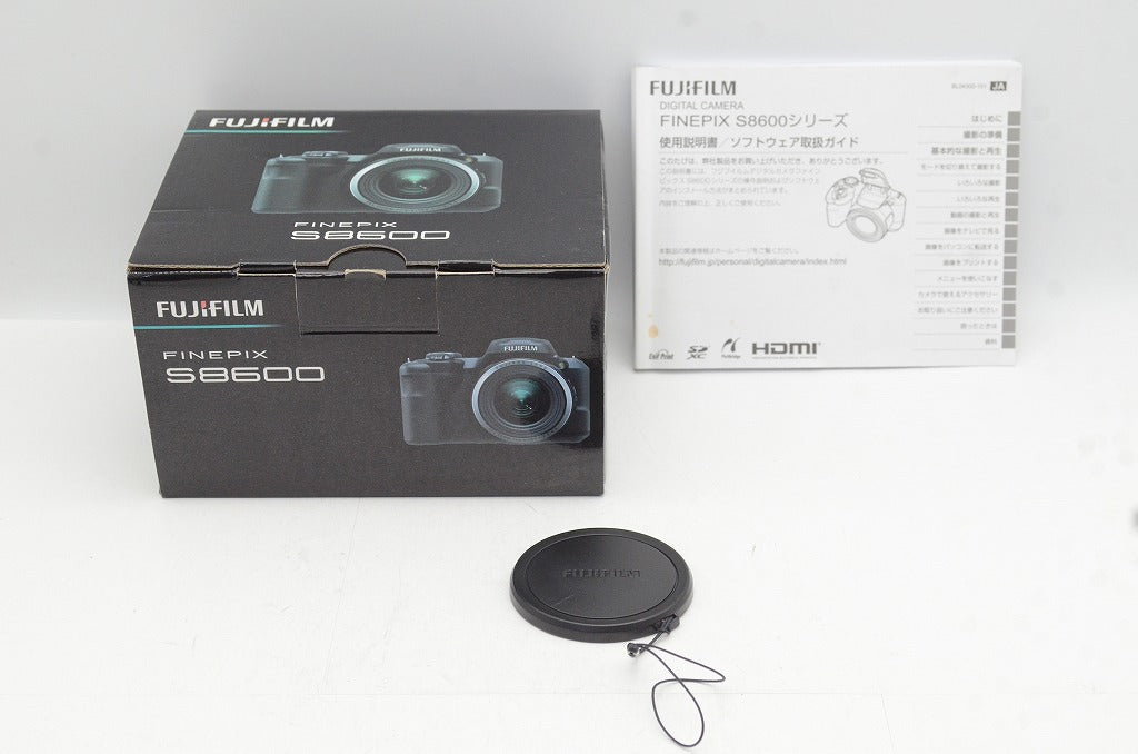 美品 FUJIFILM フジフィルム FinePix S8600 デジタルカメラ ブラック 元箱付 250728ak