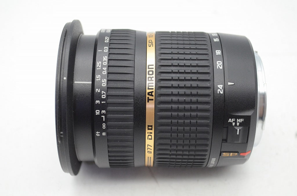 美品 TAMRON SP AF 10-24mm F3.5-4.5 Di II LD Aspherical IF B001 Canon EF APS-C フード付 250821h