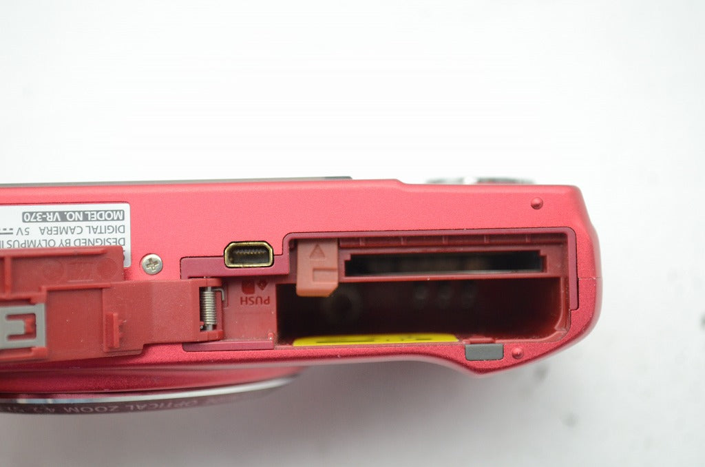 訳あり品 OLYMPUS オリンパス STYLUS VR-370 コンパクトデジタルカメラ レッド 250826j