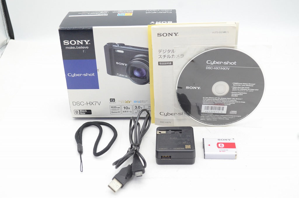 SONY ソニー Cyber-shot DSC-HX7V コンパクトデジタルカメラ ブラック 元箱付 250826b