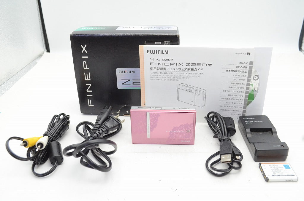 FUJIFILM FinePix Z250fd コンパクトデジタルカメラ デコレーションピンク 元箱付 250826i