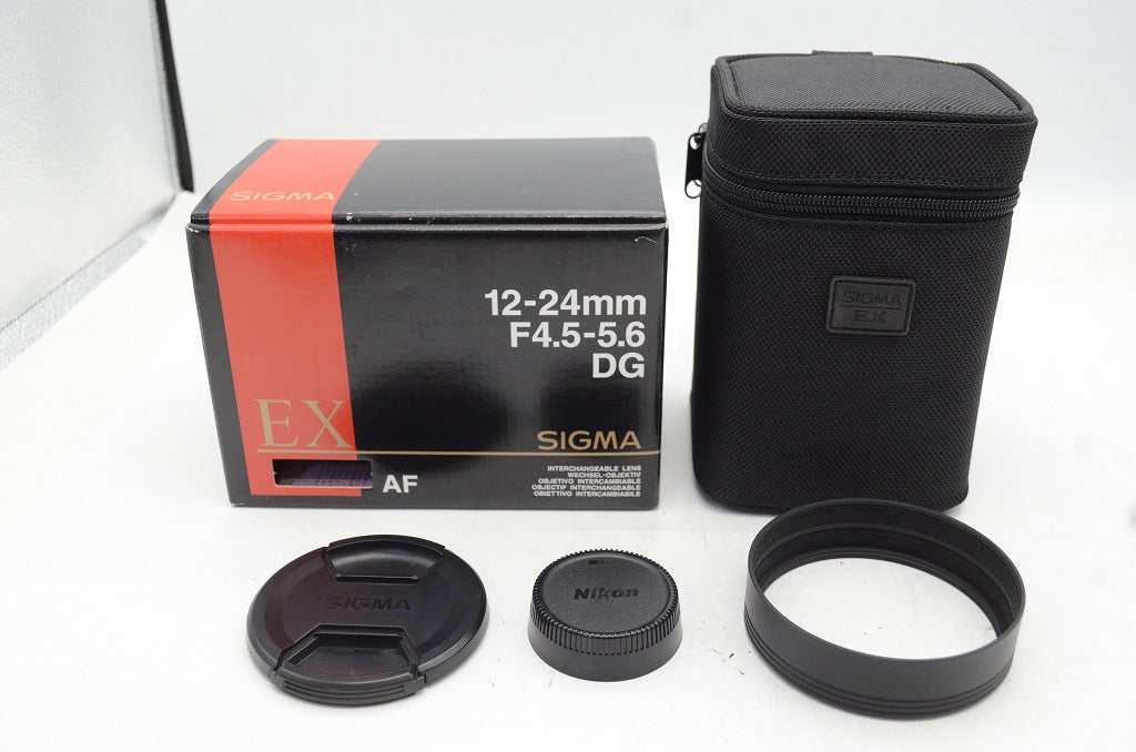 SIGMA シグマ 12-24mm F4.5-5.6 EX DG HSM Nikon ニコン Fマウント 元箱付 250830f
