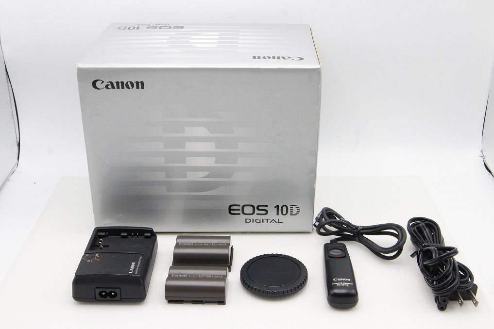 美品 Canon キヤノン EOS 10D ボディ デジタル一眼レフカメラ バッテリーグリップ 元箱付 260129w