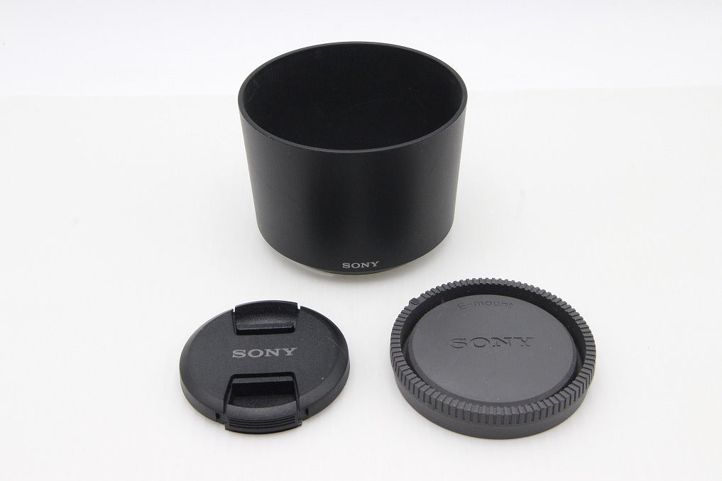 美品 SONY ソニー E 55-210mm F4.5-6.3 OSS SEL55210 Eマウント APS-C ズームレンズ フード付 260202f