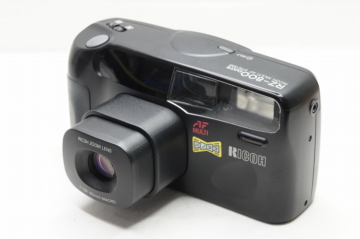 良品 RICOH リコー RZ-800 DATE ブラック 35mmコンパクトフィルムカメラ 210716d