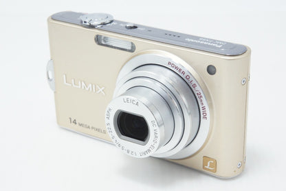 Panasonic パナソニック LUMIX DMC-FX66 コンパクトデジタルカメラ ゴールド 元箱付 260708d