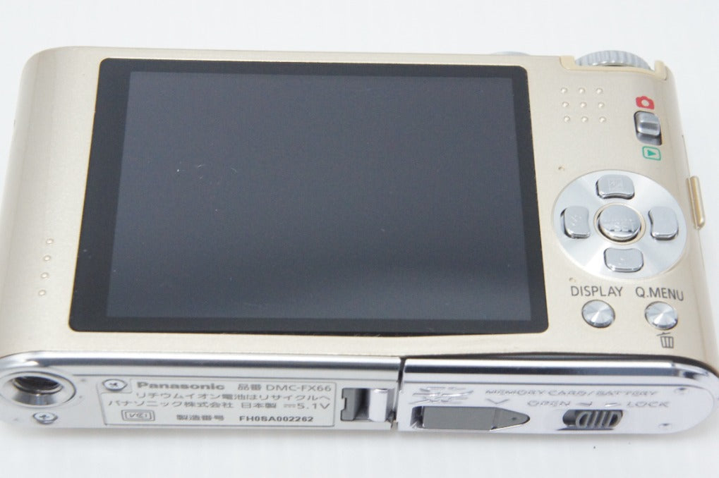 Panasonic パナソニック LUMIX DMC-FX66 コンパクトデジタルカメラ ゴールド 元箱付 260708d