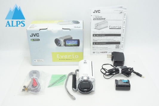 Excellent condition JVC Kenwood Everio GZ-E565 Digital Video Camera White With Original Box 260629a