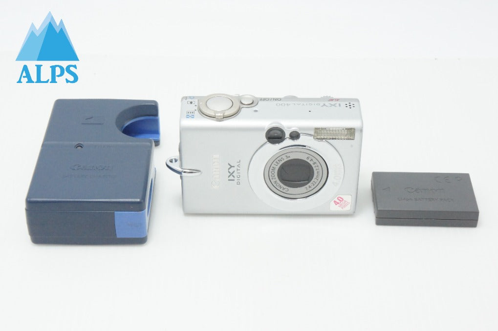 良品 Canon キヤノン IXY DIGITAL 400 コンパクトデジタルカメラ シルバー 260618o
