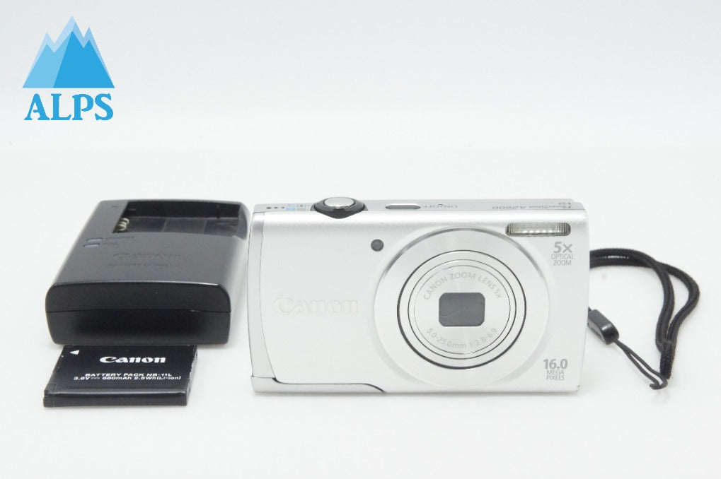 良品 Canon キヤノン PowerShot A2600 コンパクトデジタルカメラ シルバー 260616al