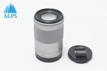 Canon キヤノン EF-M 55-200mm F4.5-6.3 IS STM APS-C EF-Mマウント ズームレンズ シルバー 260616e