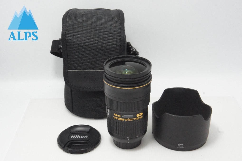 美品 Nikon ニコン AF-S NIKKOR 24-70mm F2.8G ED ズームレンズ フード ケース付 260617e