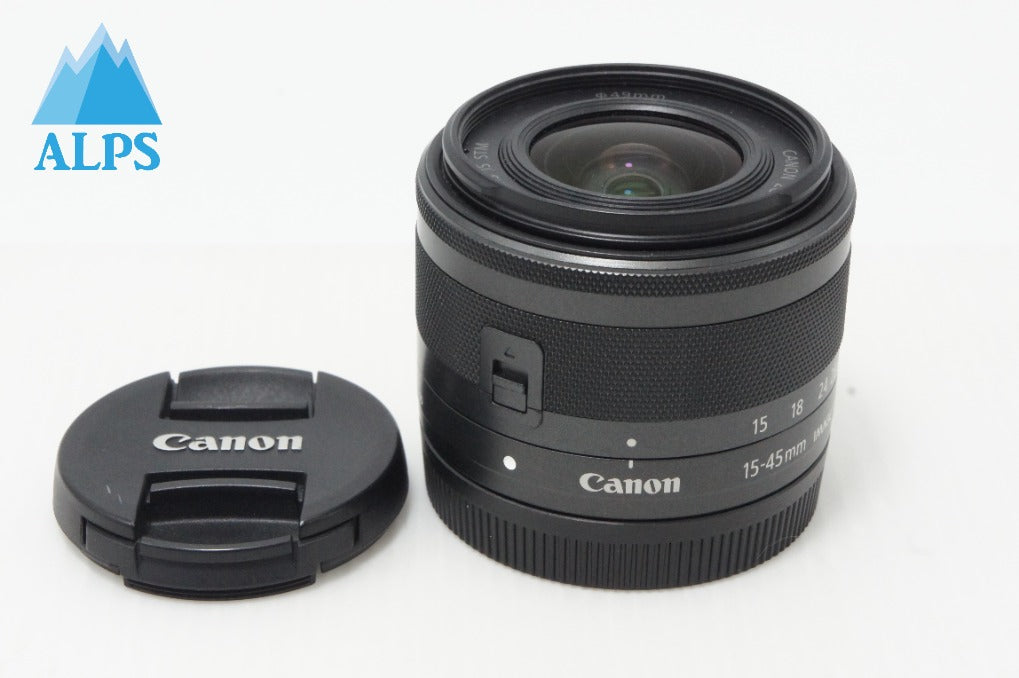 Canon キヤノン EF-M 15-45mm F3.5-6.3 IS STM EF-Mマウント ズームレンズ ブラック 260616v