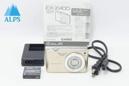 美品 CASIO カシオ EXILIM EX-Z400 コンパクトデジタルカメラ ゴールド 260616am