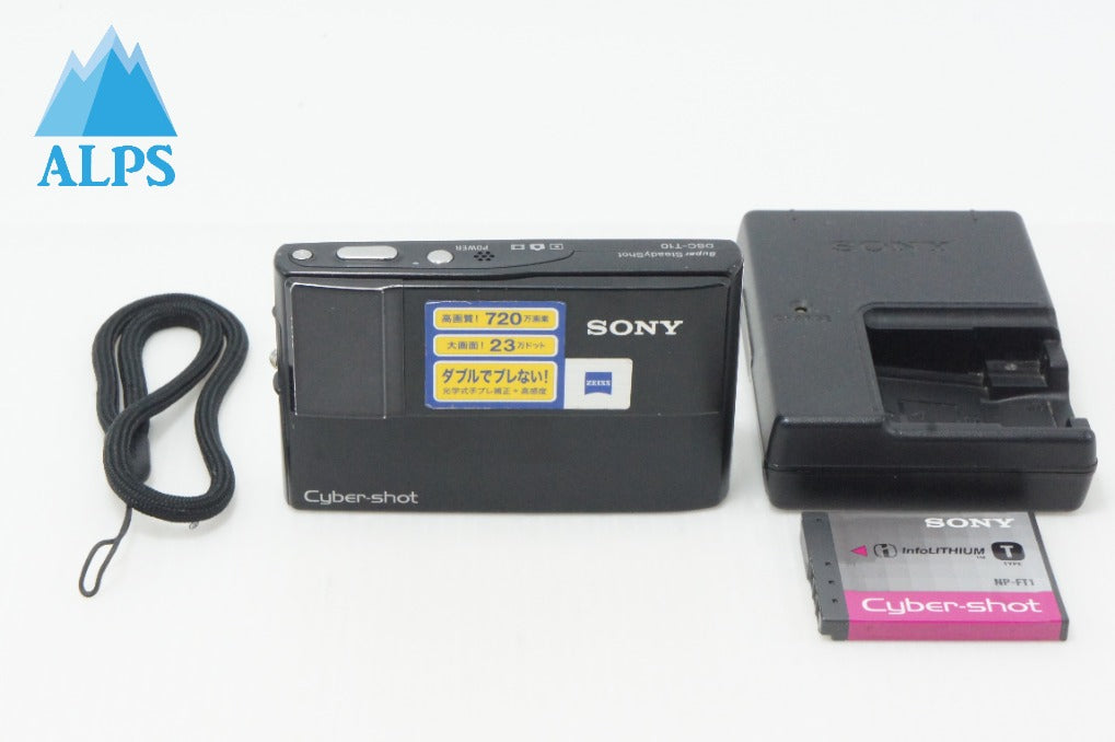 美品 SONY ソニー Cyber-shot DSC-T10 コンパクトデジタルカメラ ブラック 260616aa