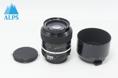 美品 Nikon ニコン Ai Nikkor 105mm F2.5 MF 単焦点レンズ フード付 260618ap